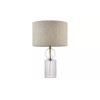 Shore Light Samantha 43cm Ribbed Glass Table Lamp – Clear
